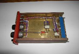 Top view of the potentiometer unit