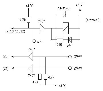 The LED and switch drivers