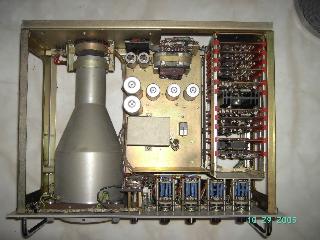 Top view of the OMS 811 oscilloscope