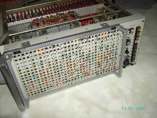 Front of the removable patch panel